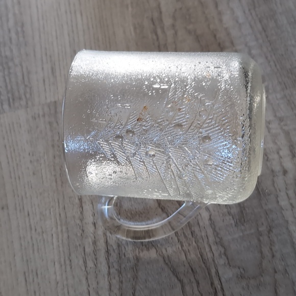 3 Vintage Duralex Christmas Tree Glass Coffee Mugs Made in France - Picture 2 of 2